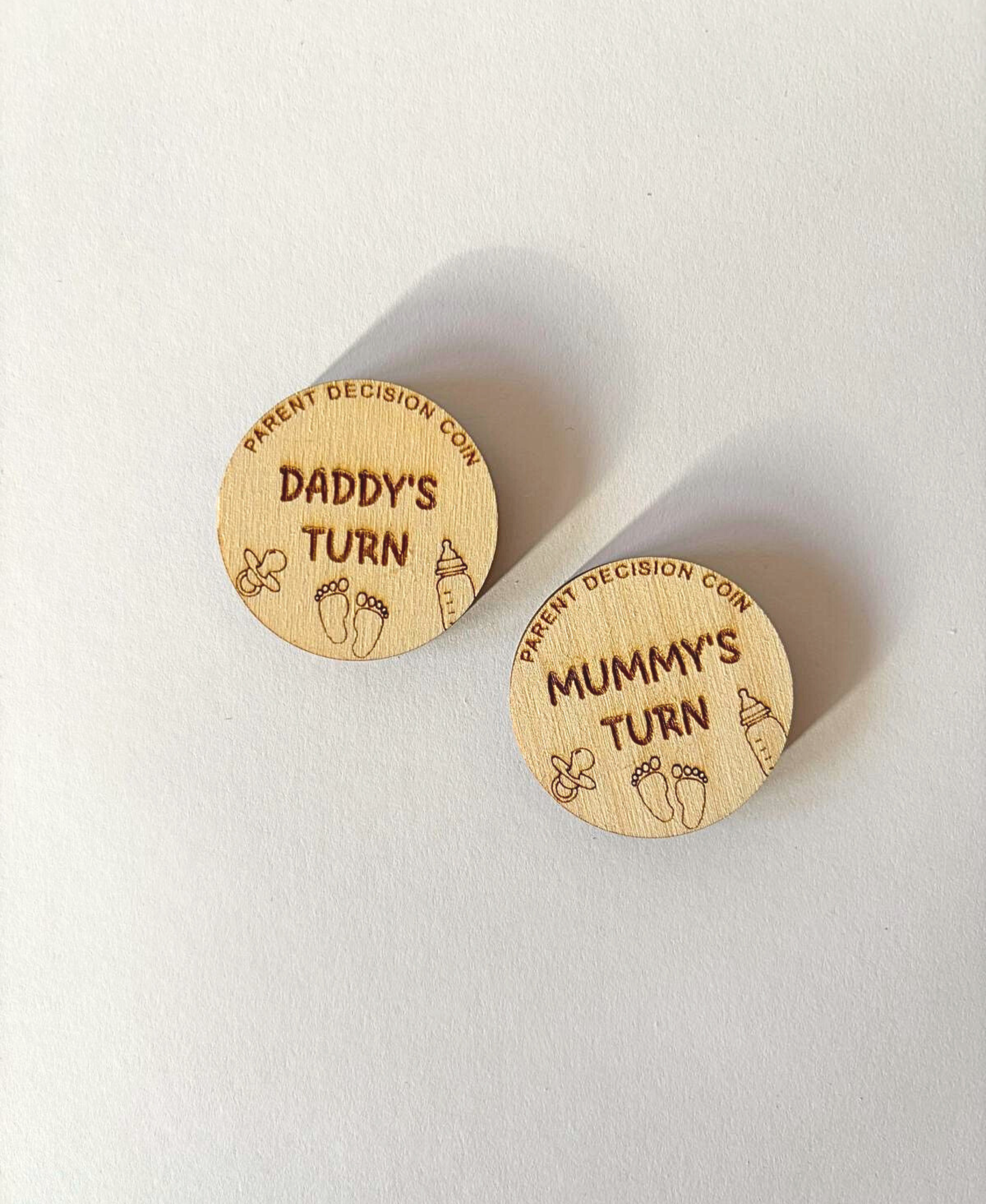Parent Decision Coin – Mummy’s Turn / Daddy’s Turn