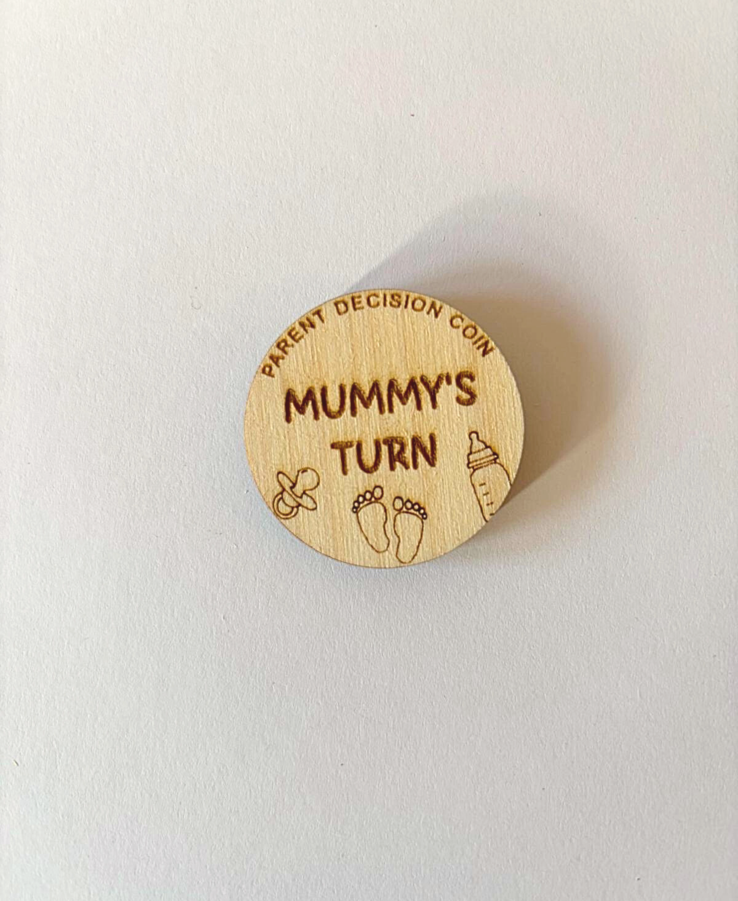 Parent Decision Coin – Mummy’s Turn / Daddy’s Turn