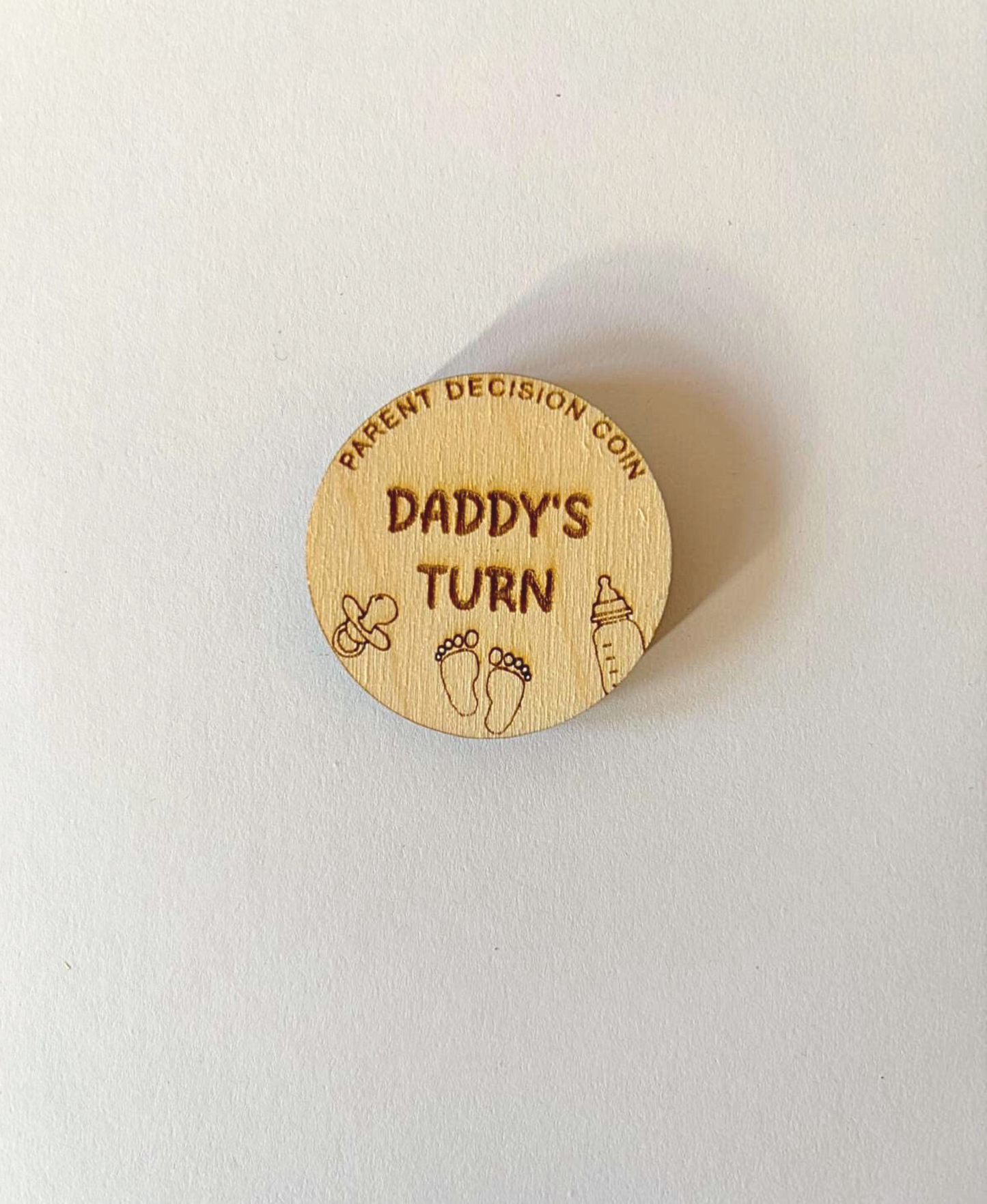 Parent Decision Coin – Mummy’s Turn / Daddy’s Turn