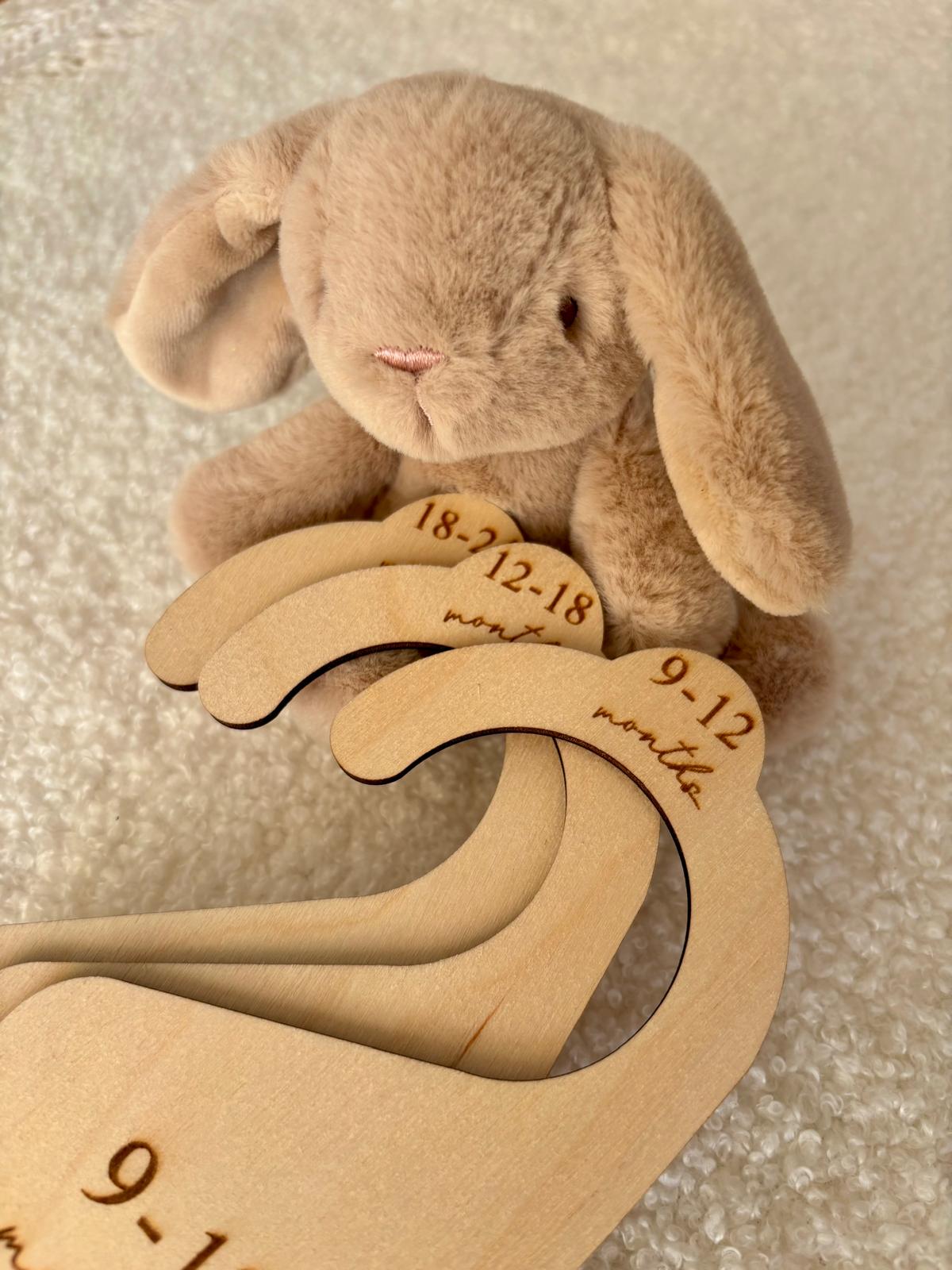 Personalised Baby Clothing Dividers – Set of 7